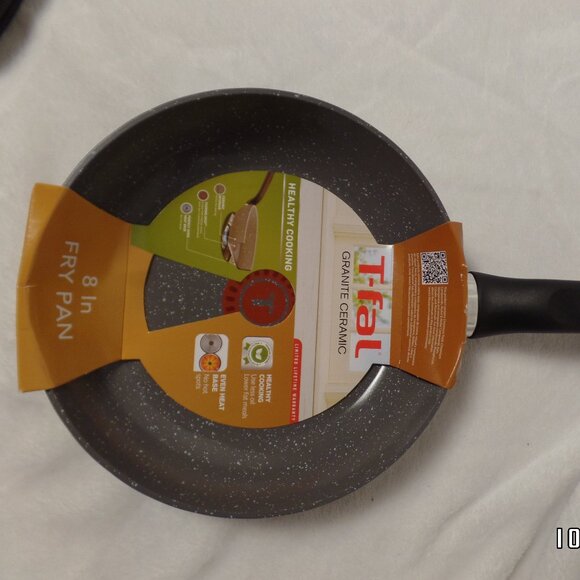 T-Fal Granite Ceramic 8" Fry Pan Healthy Cooking NEW - Picture 1 of 6